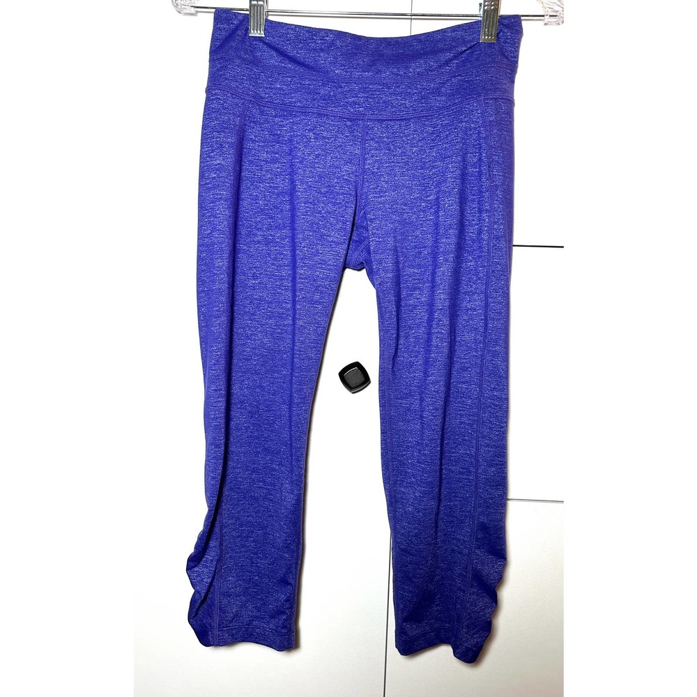 Athleta Heather Purple Odyssey Balance Capri Legging